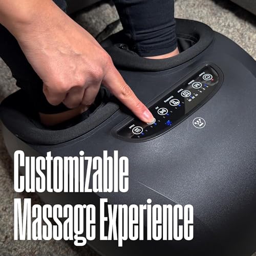 Image of Westinghouse Foot Massager with Heat & Compression, Adjustable Heat & Intensity Levels, Shiatsu Kneading, Vibration, & Heel Scraping, Heated Electric Foot Massager for Dynamic Spa Like Massage