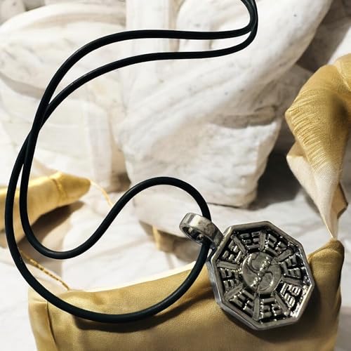 PRINCESS CUTENESS STORE Lost TV Series The Dharma Initiative Swan Station Pendant Cord Necklace4