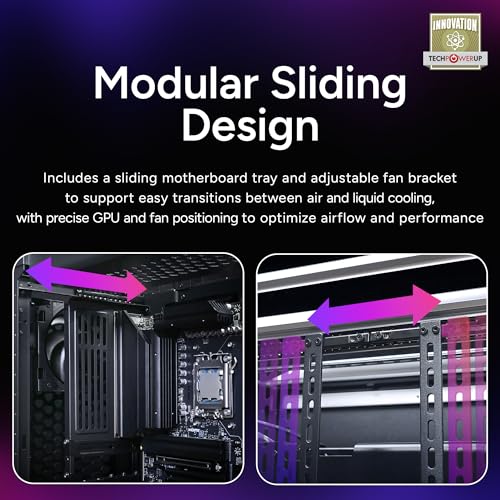 Image of Cooler Master Cosmos Alpha Full Tower PC Case, High Airflow Curved Aluminum