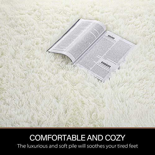 Tapis poils longs super doux épais et isolant thermique - 4