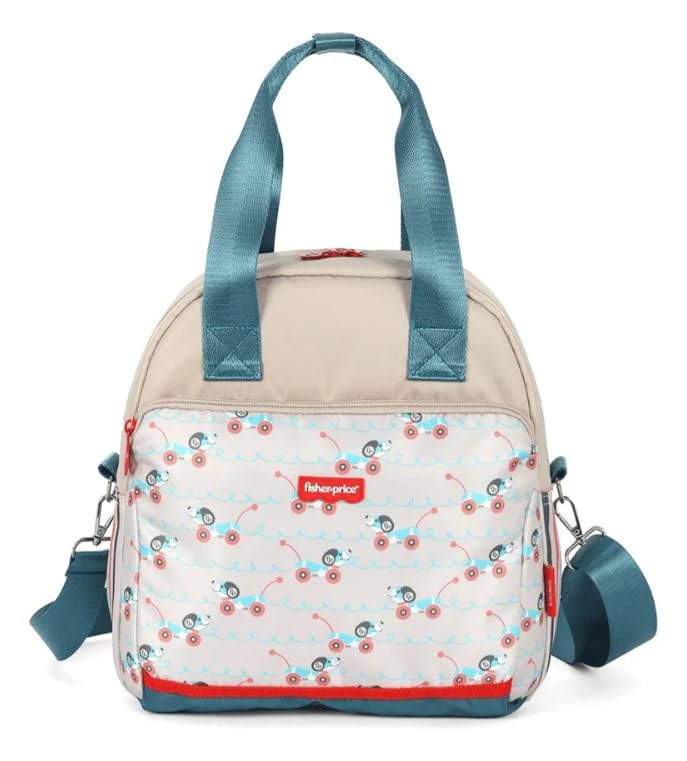 Bolsa Bebê Maternidade de Mão/Ombro Transversal Bege Fisher-Price Luxcel
