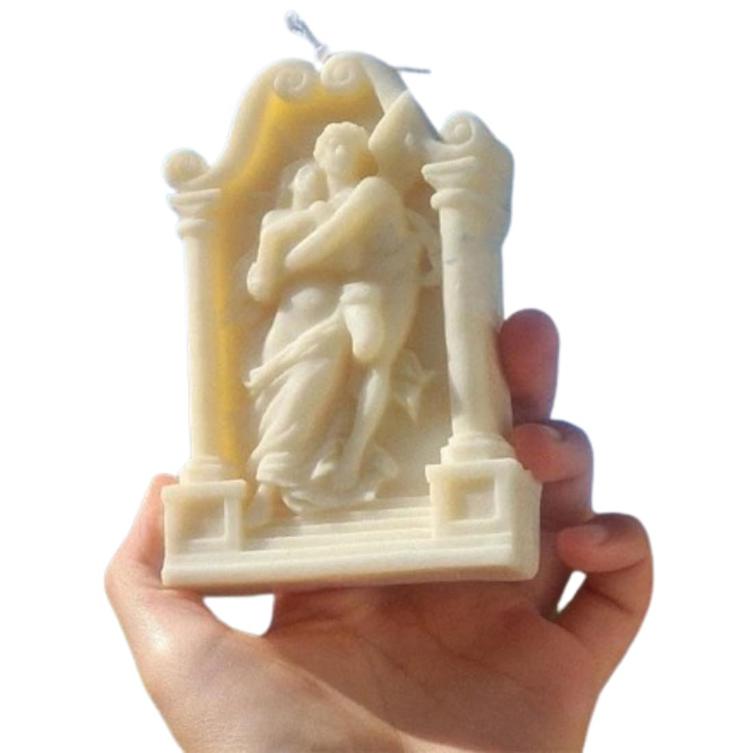 MARMORIS ECOM Handmade Angel with Arch Door Scented Candle | Soy Wax Scented Decorative Candle for Birthday Gift Party Decorations Special Occasion (Pack of 1)