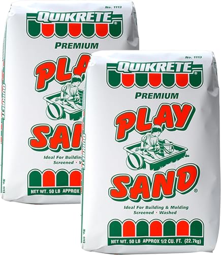 Quikrette Sandbox Play Sand, 50 Pounds (2 Pack)