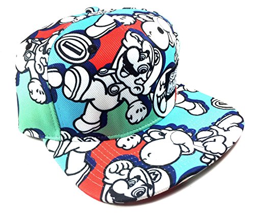 Nintendo Super Mario Bros. Sublimated All Over Print Snapback