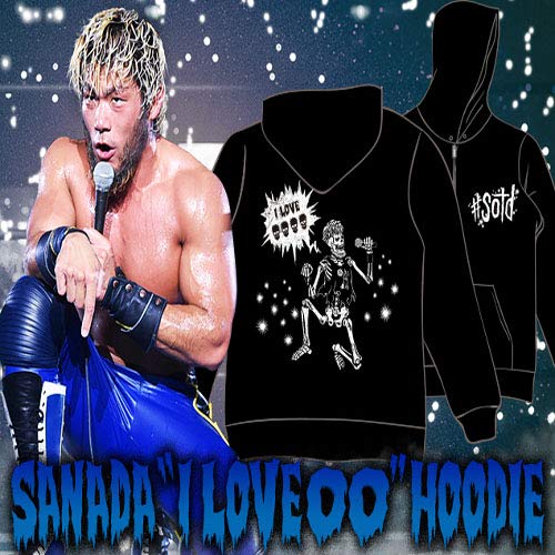 Amazon.co.jp: 新日本プロレスリング パーカー HOODIE SANADA