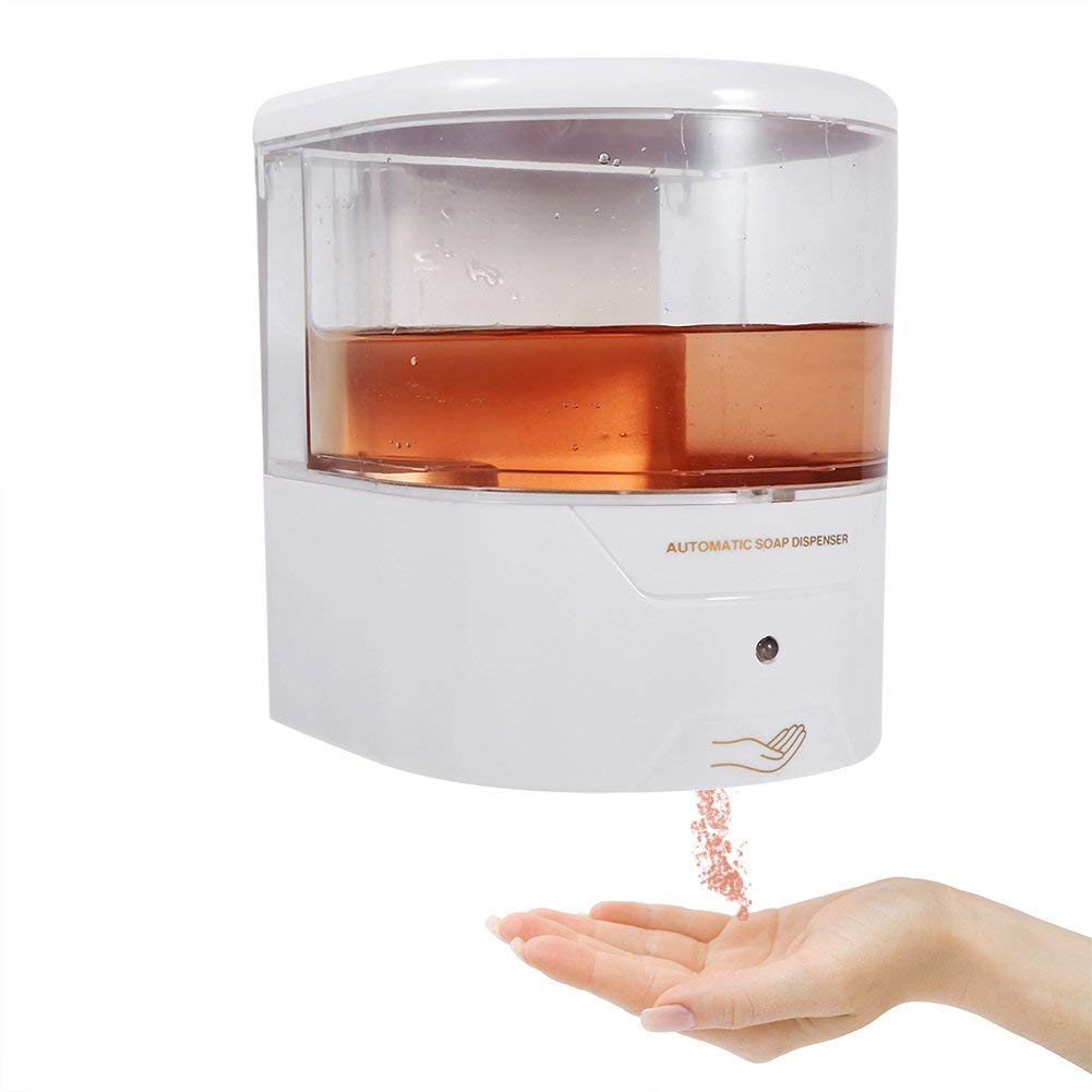 Dispenser sapone liquido 600 ml intelligente sensore mani libere auto touchless sensore automatico shampoo dispenser di sapone per bagno ufficio