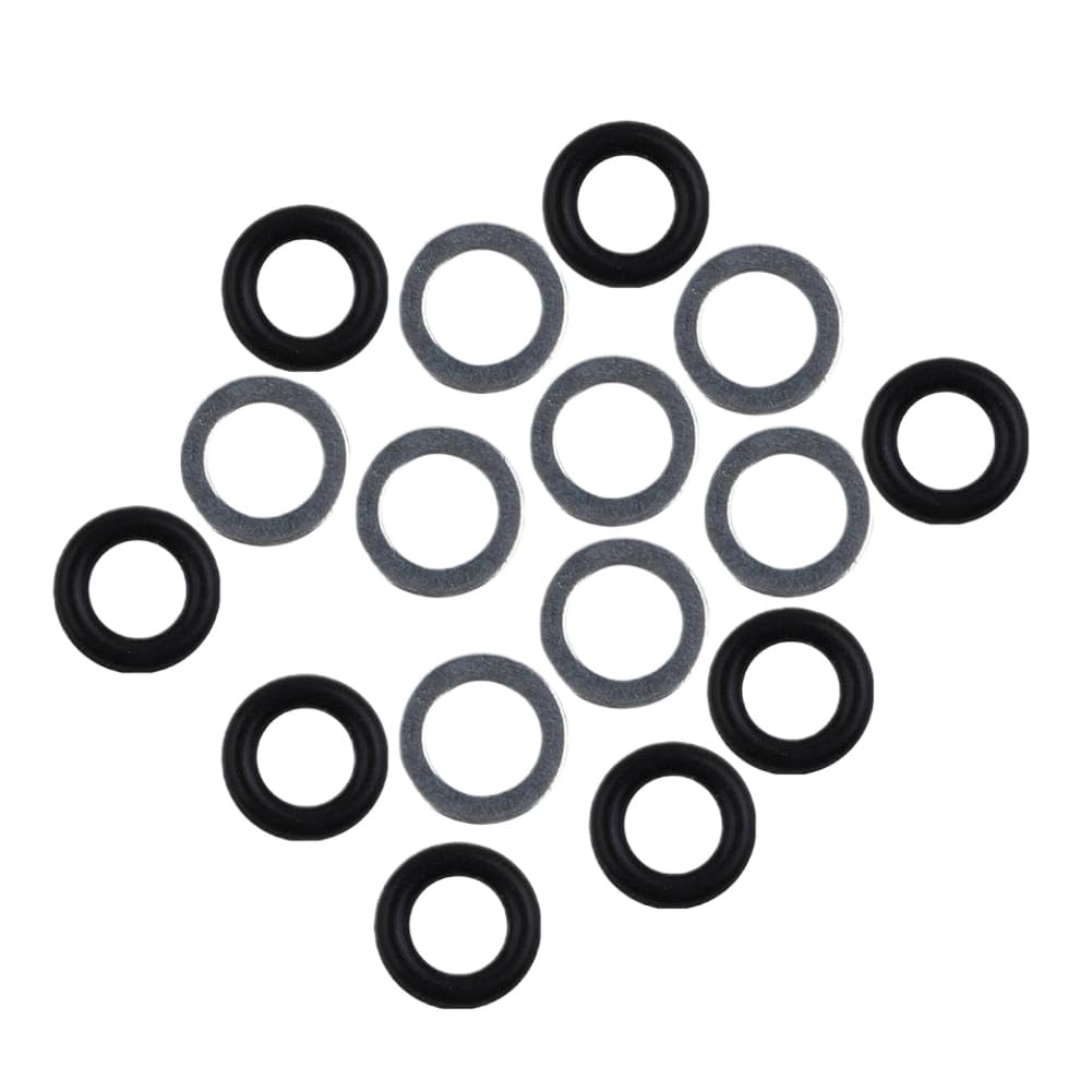 8pcs Carburetor Mixture Screw O-Rings Washers Compatible with Automobile Accessories