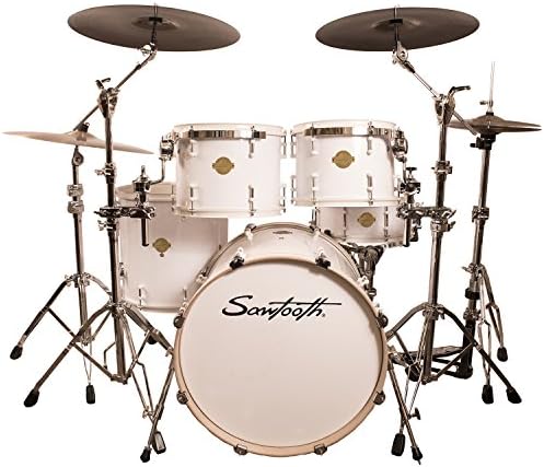 Sawtooth Command Series 5-Piece Drum Set Shell Pack, White