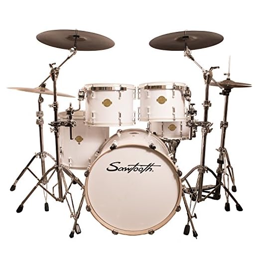 Sawtooth Command Series 5-Piece Drum Set Shell Pack, White
