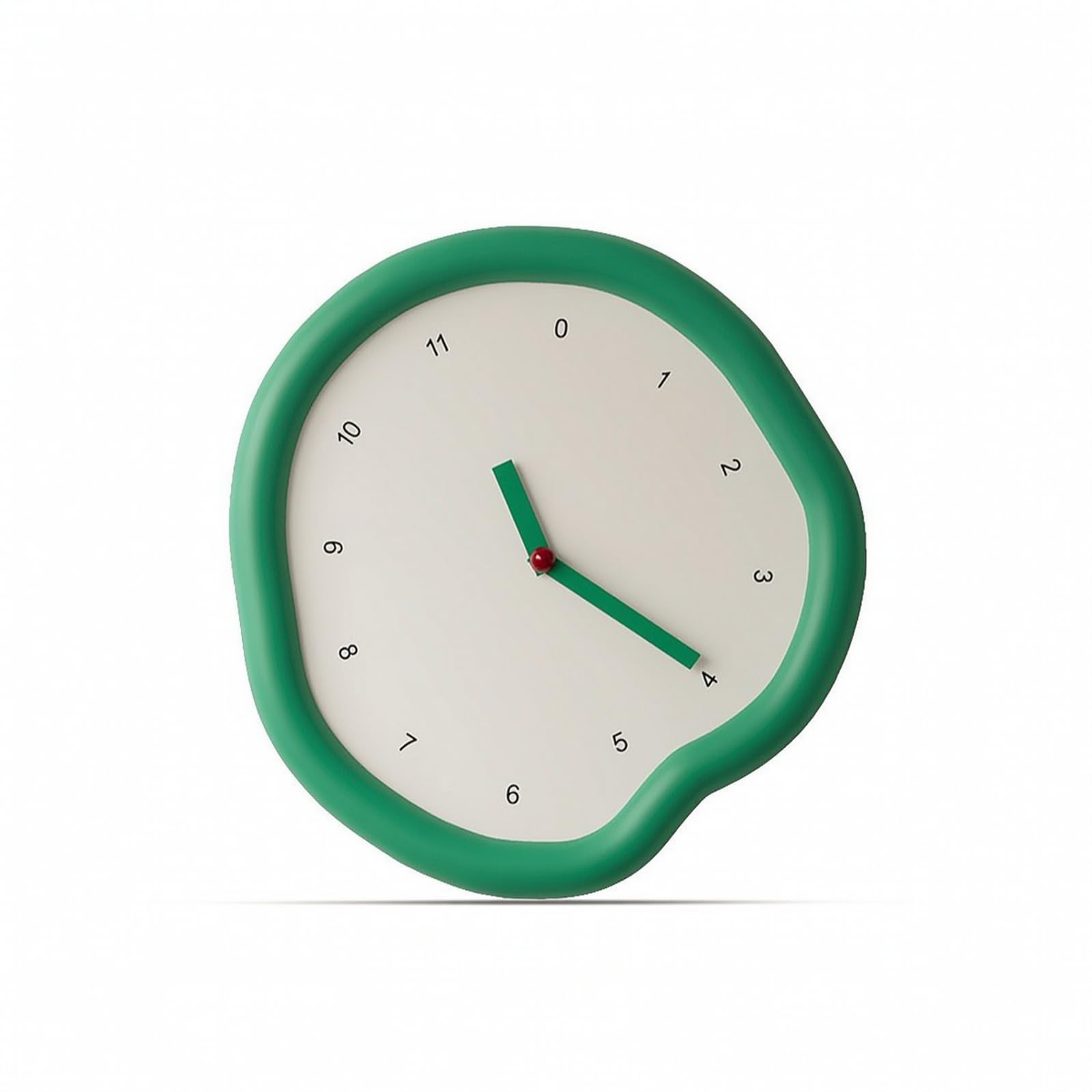 Colcolo Wanduhr Analoge Uhr Zeitmesser Wohnuhr Wanddekoration aus Holz Und Harz mit Geräuschfreiem Laufwerk Und Gut Ablesbarem, C29-3A Ohne Stundenschlag, Geräuschloses Uhrwerk