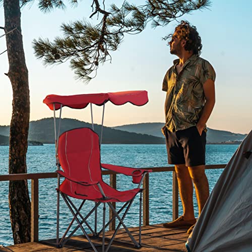 LET'S CAMP Camp Chair with Shade Canopy Heavy Duty Canopy Chair 350LBS - image 2