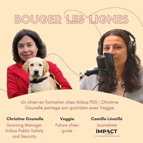 Un chien en formation chez Airbus PSS : Christine Gounelle partage son quotidien avec Veggie cover art