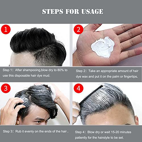 Temporary Grey Hair Color Wax Natural Spray Lavable miniatura 5