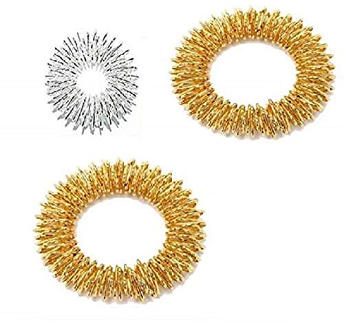 ACi Sujok Acupressure Finger, Hand, Foot Massage Rings - Set of 3