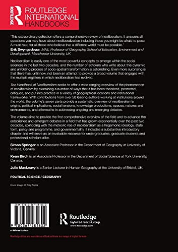 The Handbook of Neoliberalism