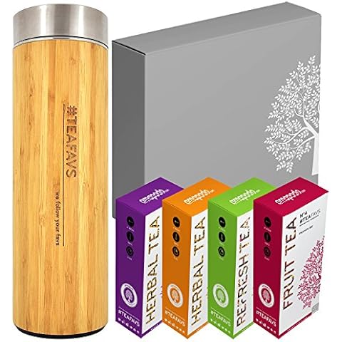 amapodo Oferta de caja de té para tazas térmicas, set de regalo de cumpleaños para hombres y mujeres Cover