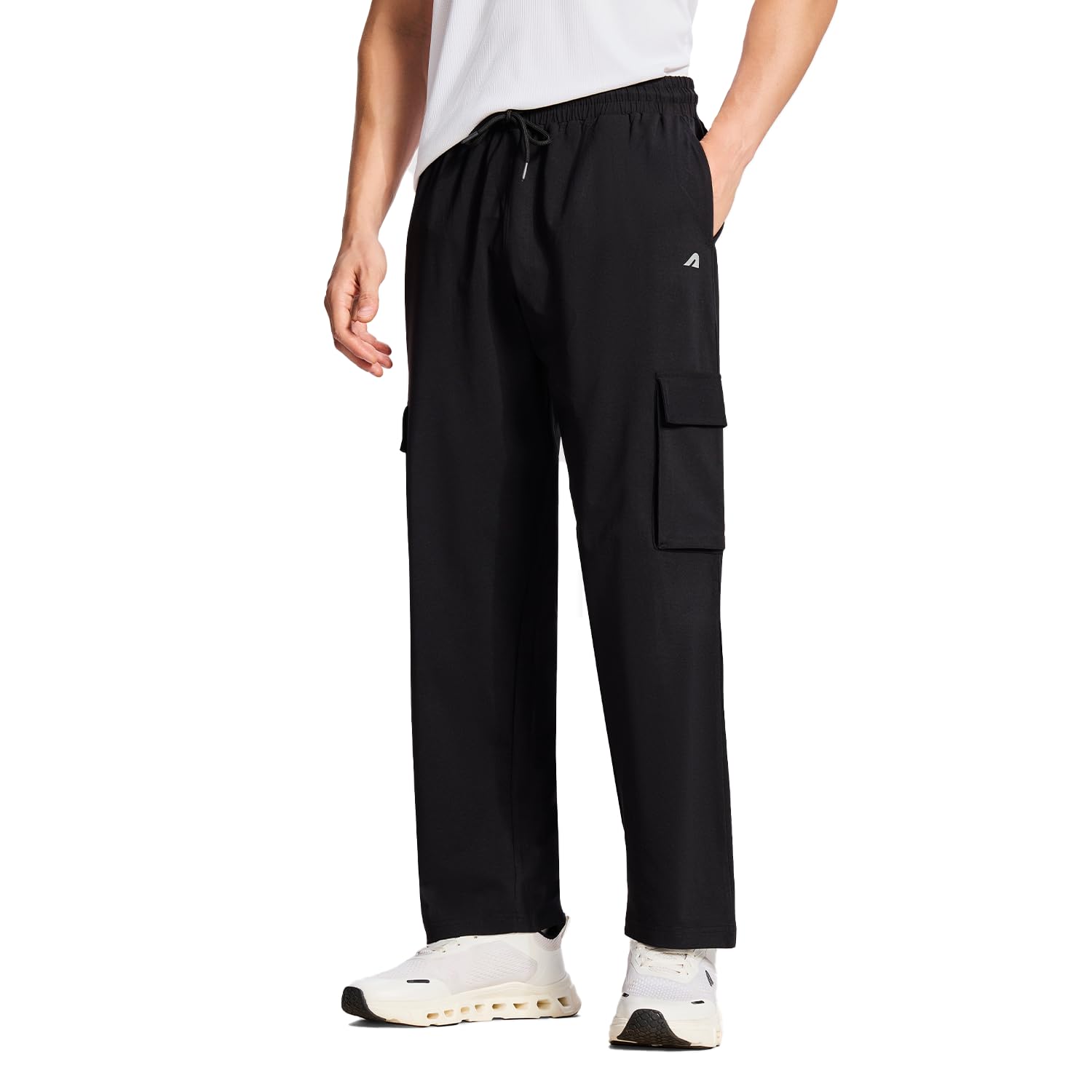 Mens Athleisure Cargo Pants for Man Stylish Multi Pockets Cargo Pant Regular Fit Casual Trousers for Men Gym Wear Joggers Track Pant Men Fashion Jeans Man Summer Wear-image-18