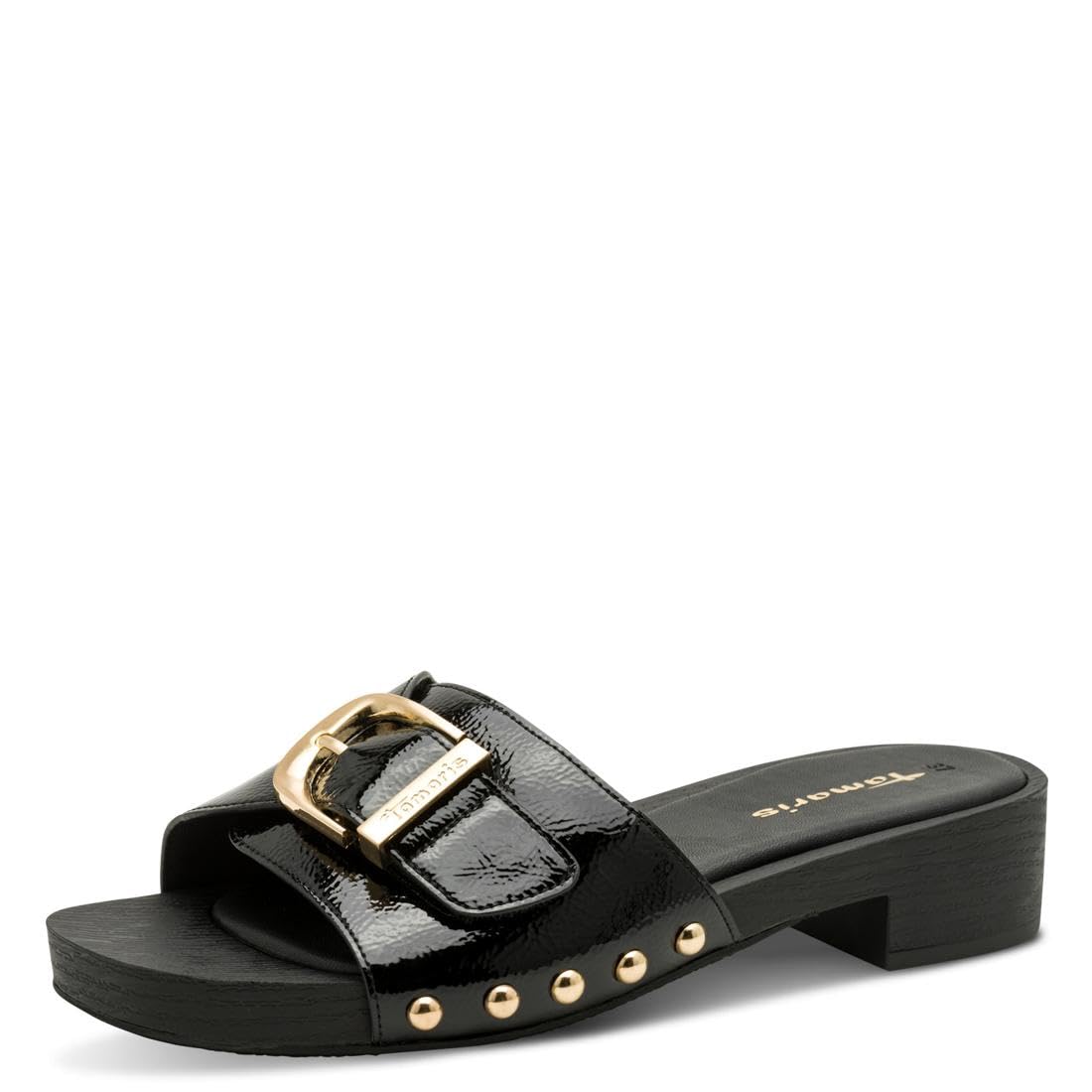 Tamaris Women's mule with wedge heel black 7.5 UK