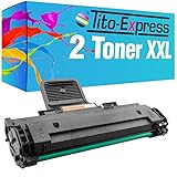 Inhalt: 2x Black 3.500 Seiten Tito-Express ProSerie 2 Toner XXL kompatibel mit Samsung MLT-D119S mit je 3.500 Seiten ML-1610 ML-1610 R ML-1615 ML-1620 ML-1625 ML-1625 R ML-2010 ML-2010 ML-2010 P ML-2010 PR ML-2010 R
