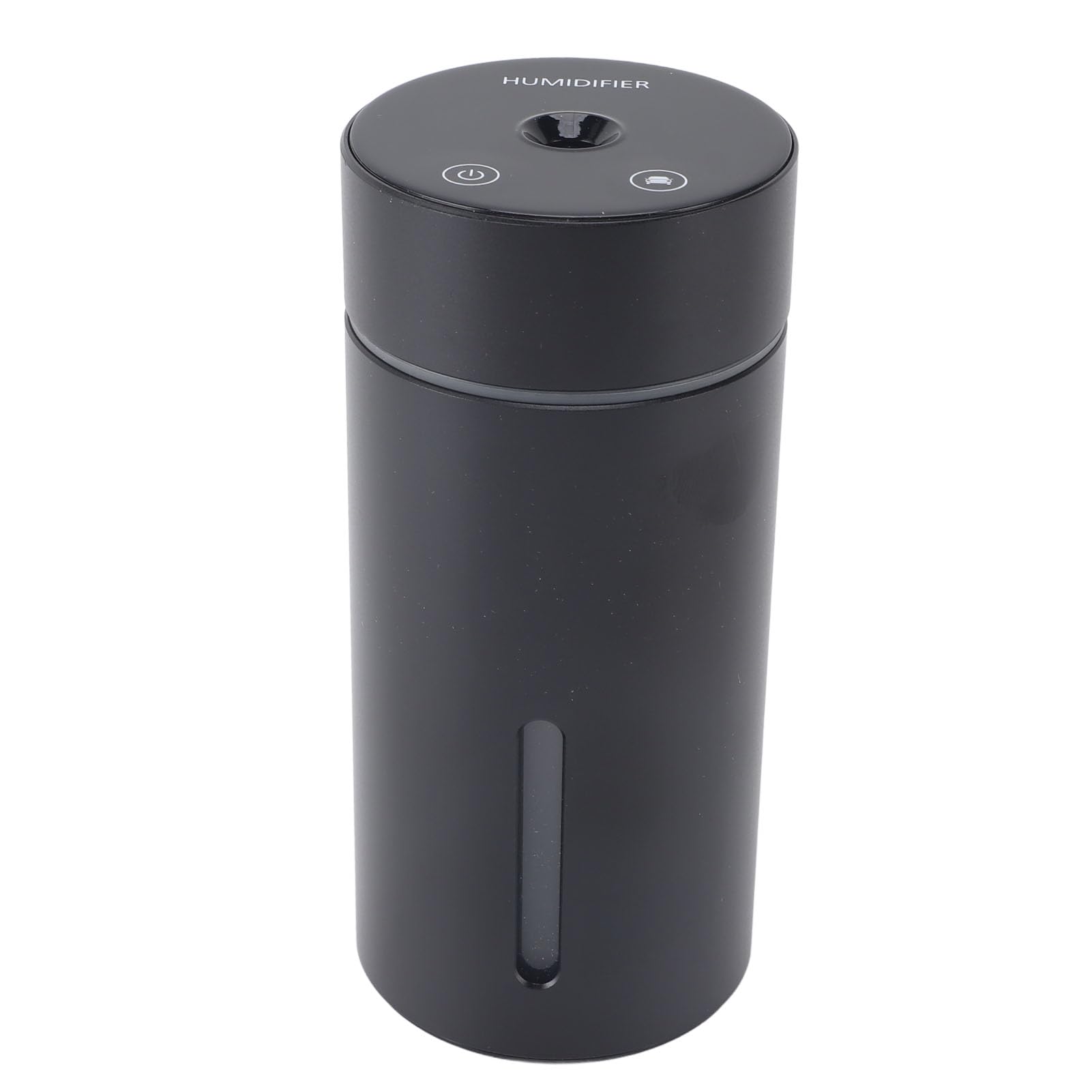 Humidificateur portable de voiture en aluminium brossé avec éclairage LED d'ambiance
