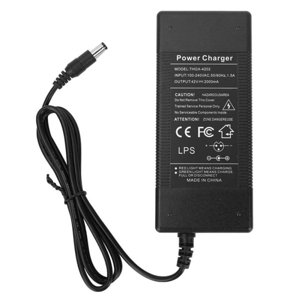 42V 2A litowa ładowarka do hulajnogi do Kugoo S1 S2 S3, Kugoo m2 Pro 36V do Etwow, GOTRAX GXL V2, G2, G3, G4, Apex, Glider, XR Elite, XR Ultra szybkie ładowanie