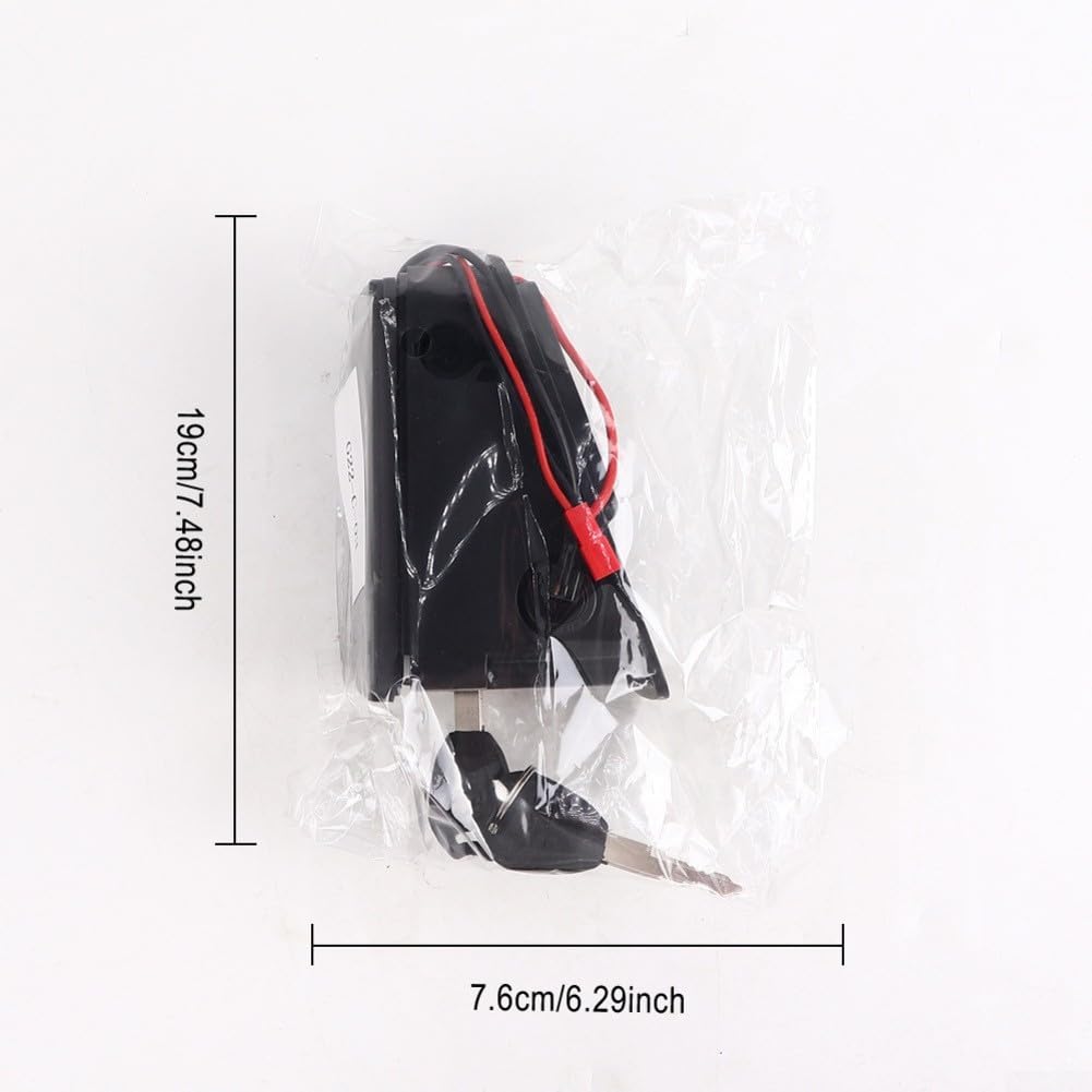 Oniissy Per ENGWE - Piastra di blocco batteria per veicoli elettrici, con porta di ricarica XT60U-M e chiave di sicurezza per biciclette elettriche da esterno