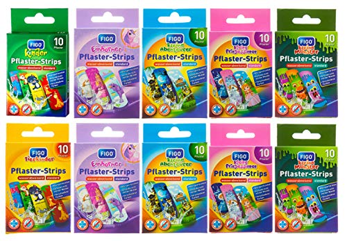 varivendo Notizblock + 100x Figo Pflaster-Strips Kinderpflaster Pflaster (z. Bunt gemischt 100 Stück) Cover