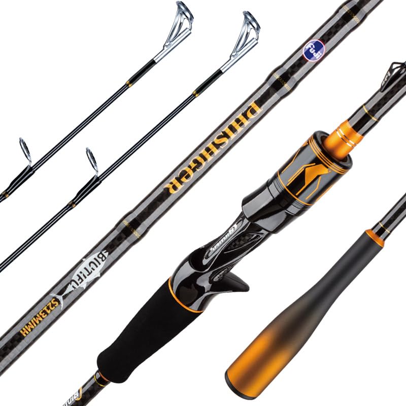 な*あ様 軽量カーボンファイバー ジギングロッド Amazon.co.jp: P5188 カーボンファイバー製 2ピース スピニング