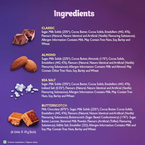 Image of Cadbury Dairy Milk Silk Miniatures Premium Assorted Chocolate Diwali Gift pack, 240 g