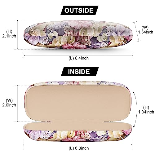Image of Eyeglasses Case, Hard Shell Protective Case for Glasses, Unisex for Women Men