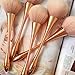 Self tanner Makeup Brush,Large Powder Mineral Brush，Powder Brush and Blush Brush for Daily Makeup (Rose Gold)