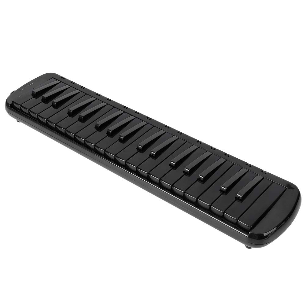 Melodica 37 Teclas, Instrumento Musical de Viento con Bolsa de Transporte Adecuada para la Pr¨¢ctica de Principiantes(Negro)