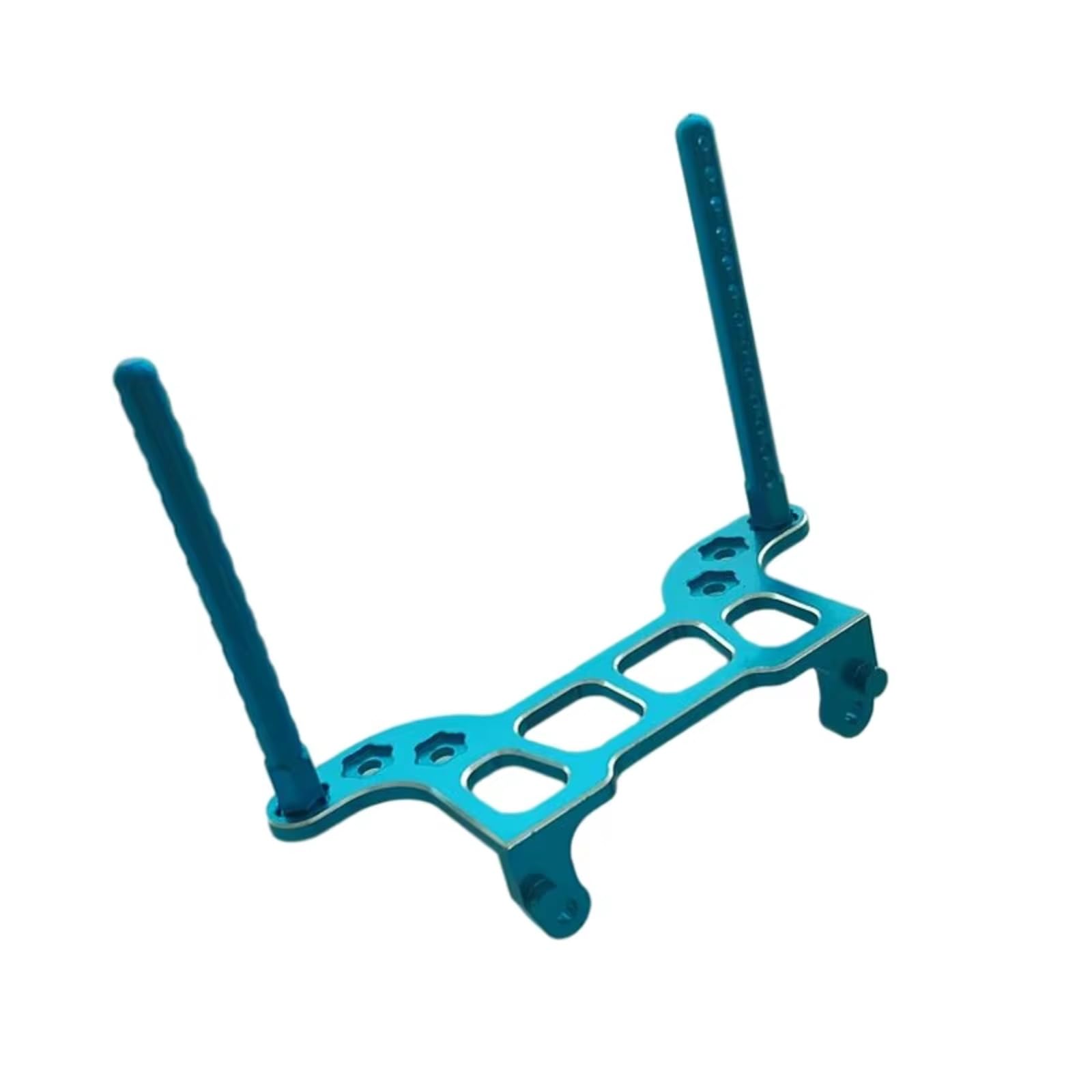 RC car Components Compatible with HSP 1/10 RC Drift Car Upgrade Parts Aluminum Rear Bumper Plate Set 94101 94102 94122 94103 94123(Blue)