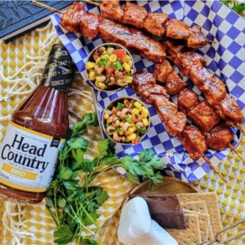 Head Country Bar-B-Q Sauce, Honey | Gluten Free, Soy Free Bbq Sauce With No Allergens Or Preservatives | Sweet & Smoky Championship Barbecue Sauce Great On Beef, Pork & Chicken | 160 Ounce, Pack Of 4 #TOP3