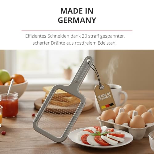 Foto von Westmark Pellkartoffel-/Mozzarellaschneider, Aluminium/Rostfreier Edelstahl, Rondex, Silber, 60802260