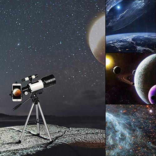 Telescopio portátil de viaje con trípode y adaptador para smartphone 70mm miniatura 3