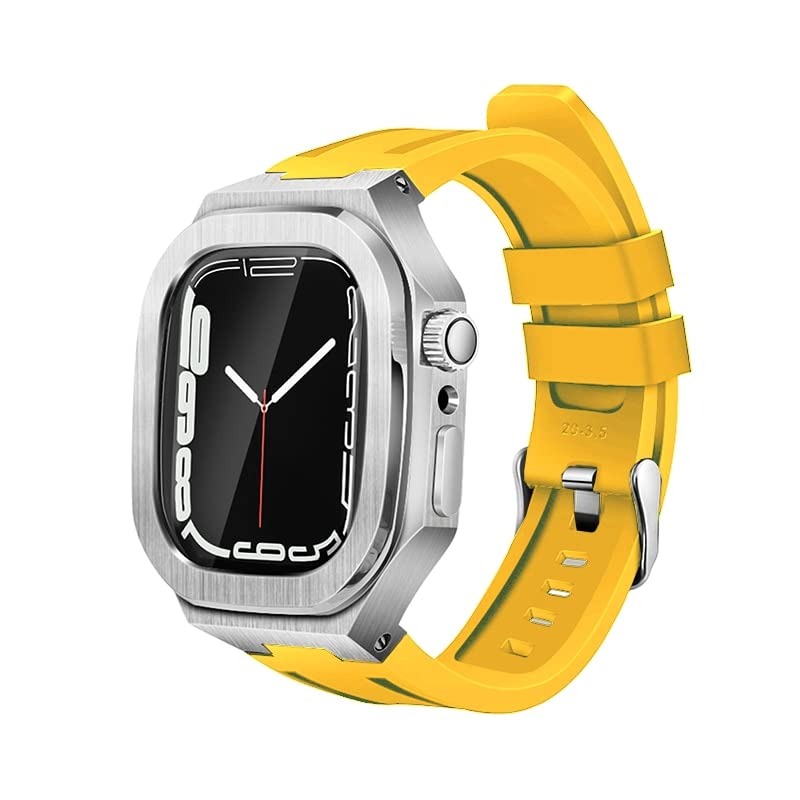 Boîtier 8 7 6 5 4 3 44mm 45mm métallique mod pour éliminer les rayures d'iWatch
