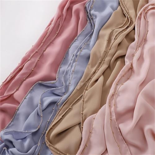 Chiffon Hijab Ramadan Solid Scarves Shawls Women Headscarf Outdoor Muslim Scarf Shawl Headscarf2