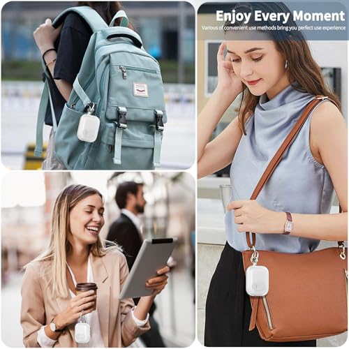 Image of OTOPO for Airpods Pro 2 /1 Case Clear with Lock Cleaning Kit, Soft TPU Transparent AirPods Pro 2nd Generation Protective Cover Skin Women Men for Apple Airpods Pro 2023 /2022 /2019 Charging Case, Clear