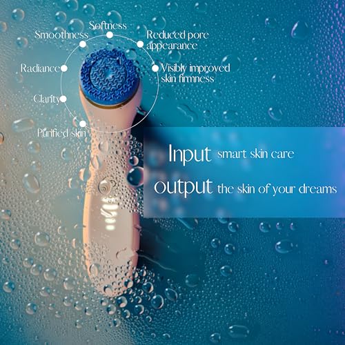 Nu Skin ageLOC LumiSpa iO Blue System | Smart Skincare System, Facial Cleansing Device | Morning and Night Facial Cleansing Device | Daily Skin Care, Glowing Skin | Two-Minute Routine (Blue)