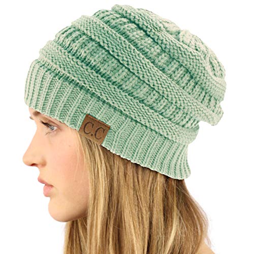 Image of Hatsandscarf CC Exclusives Solid Color Beanie Tail Hat for Adult (MB-20A)