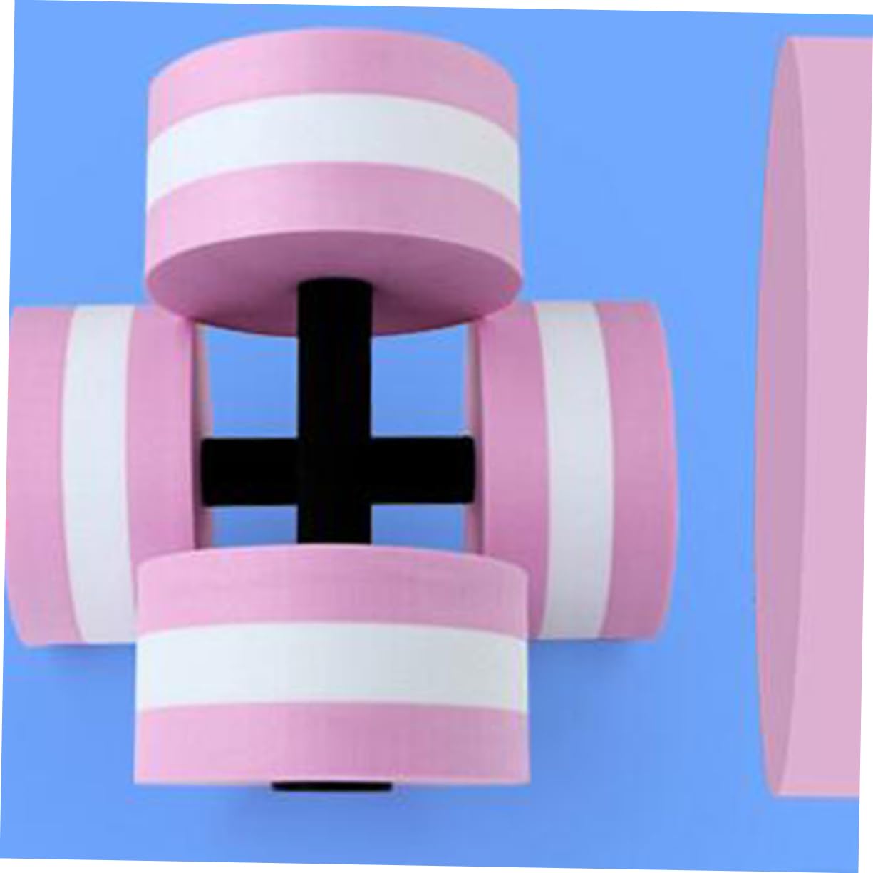 SUPVOX Eva Floating Dumbbell for Aquatic Exercise Versatile Water Barbell for Fitness Suitable for Men Women for Arm Shoulder and Cardio Training Random Color