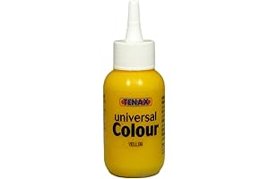 Tenax Universal Colouring Tint 2.5 Oz - Yellow: Brighten Your Tile Projects with Fluorescein-Enhanced Yellow