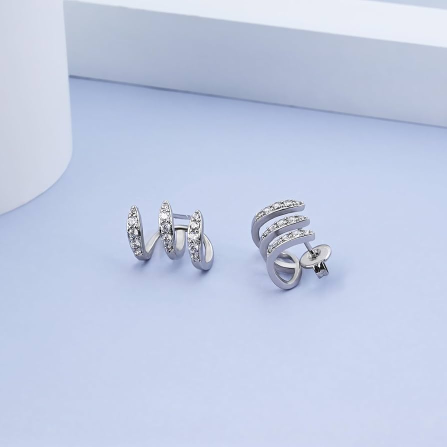 【TRES】Wide hoop Pierce (Silver) silver925］Wide hoop Pierce (Gold) – TRES