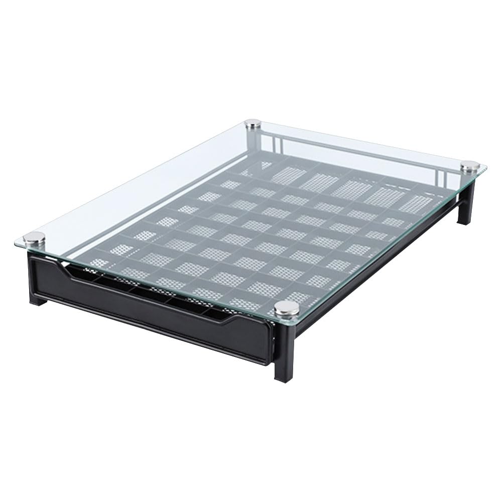 Soporte para Cápsulas de Café, Dispensador Capsulas Vertuo,Organizador Capsulas Vertuo,Cajón para almacenar cápsulas de Vertuoline (60 (vidrio))