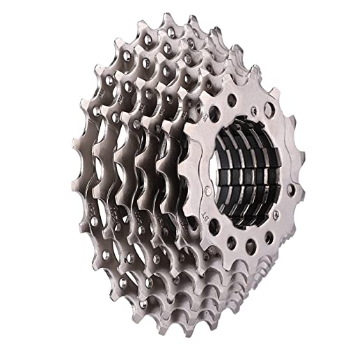 Zerodis 8 スピードバイクカセットスプロケット - 高強度スチール中空デザインで軽量パフォーマンス - 11-25T リングサイズのサイクリスト向けのスムーズなチェーン回転