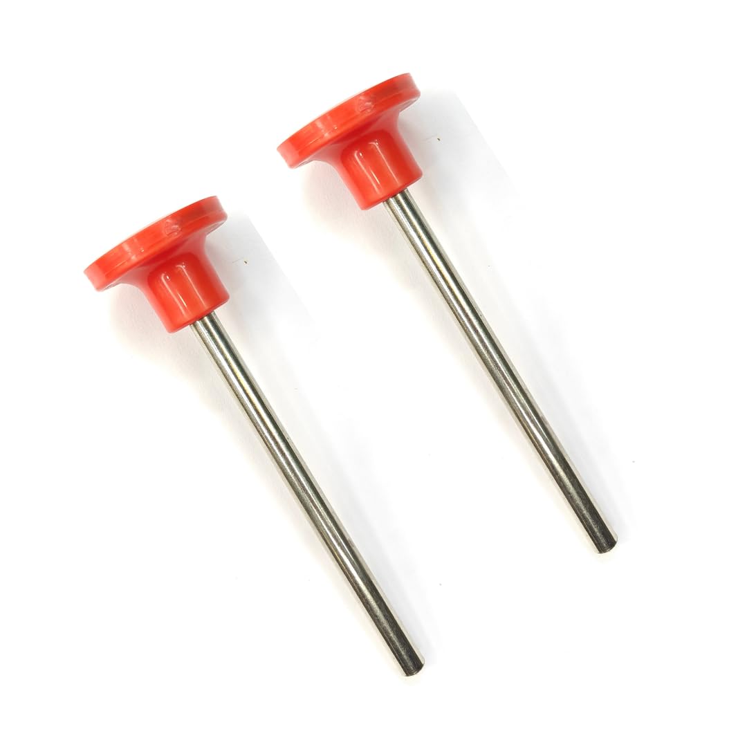 ABS SPORTS Weight Stack Pin Locking Space Universal Selector Loading Pin for Home Gym Exercise Machine Accessories. (Round Shape, Red)