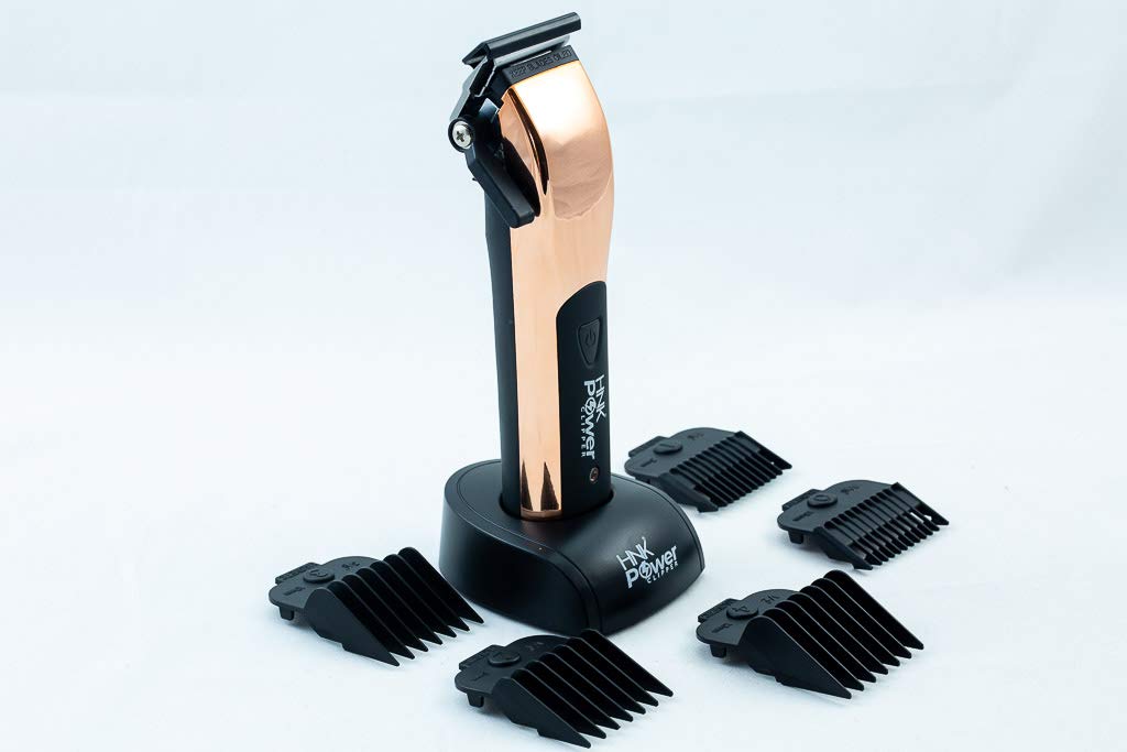 - HNK Power Hair Cutting clipper/Trimmer with Japanese Steel blades & 5 Magnatic Combs 2200mah Battrey Suitable for Beard, Body Private Part Shaving,