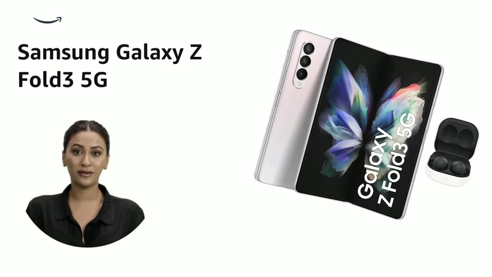 Refurbished) Samsung Galaxy Z Fold3 5G (Phantom Silver, 12GB RAM