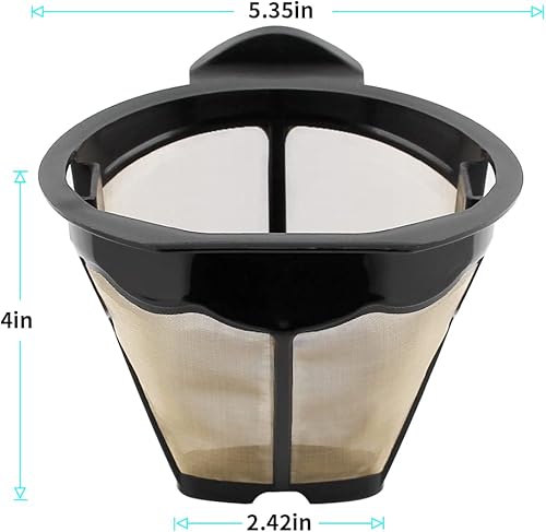 Miniatura 2 de Piezas de repuesto 2 filtros permanentes de café reutilizables, compatibles con cafetera Ninja CM305, CP301, CP307C, CM401